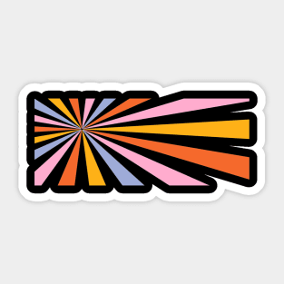 Rainbow Starburst Sticker